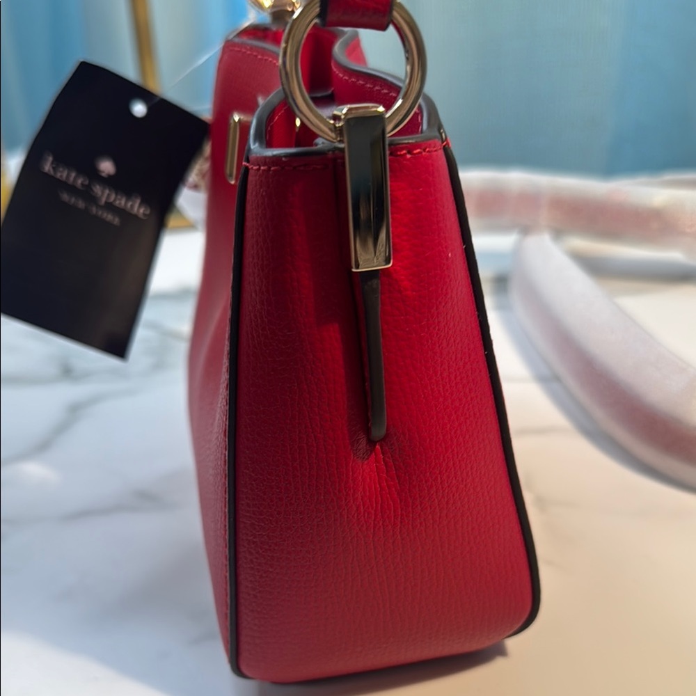 Kate Spade Cherry Red Two-Way Mini Bag NWT - Picture 2 of 8